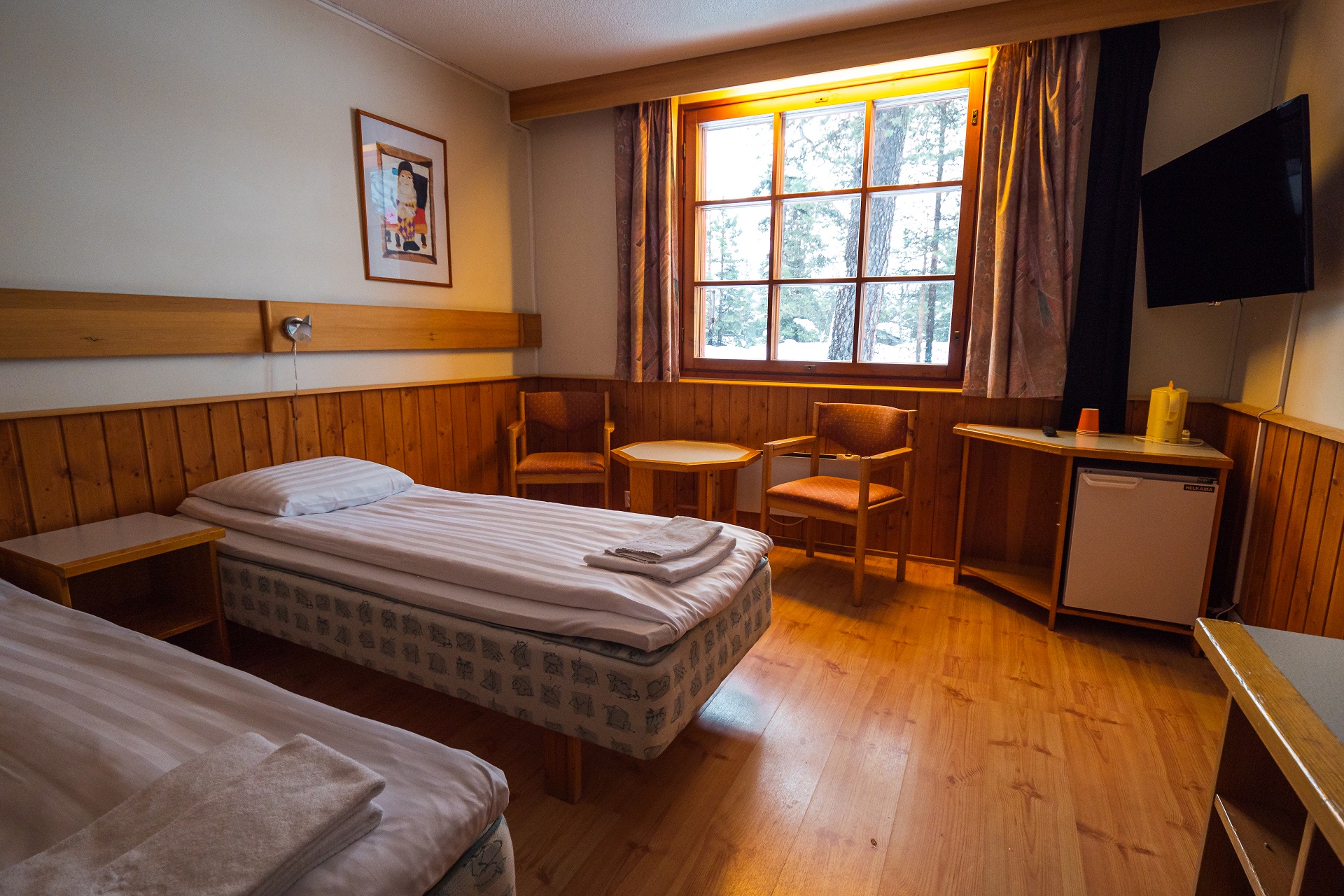 Saarriselka Inn standard bedroom